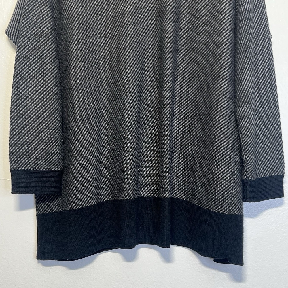 EILEEN FISHER Extra Fine Merino Wool Open Front‎ Cardigan Sweater Sz L - Picture 8 of 13